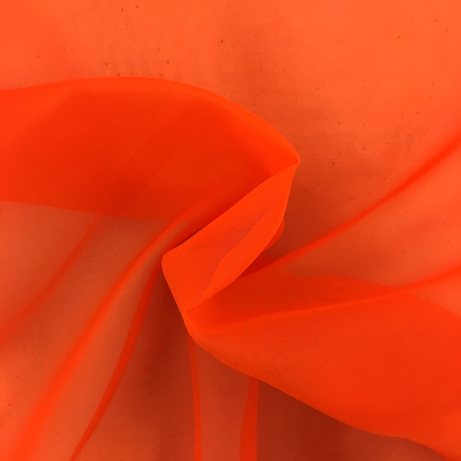 Plain Voile FLAME RETARDANT Orange